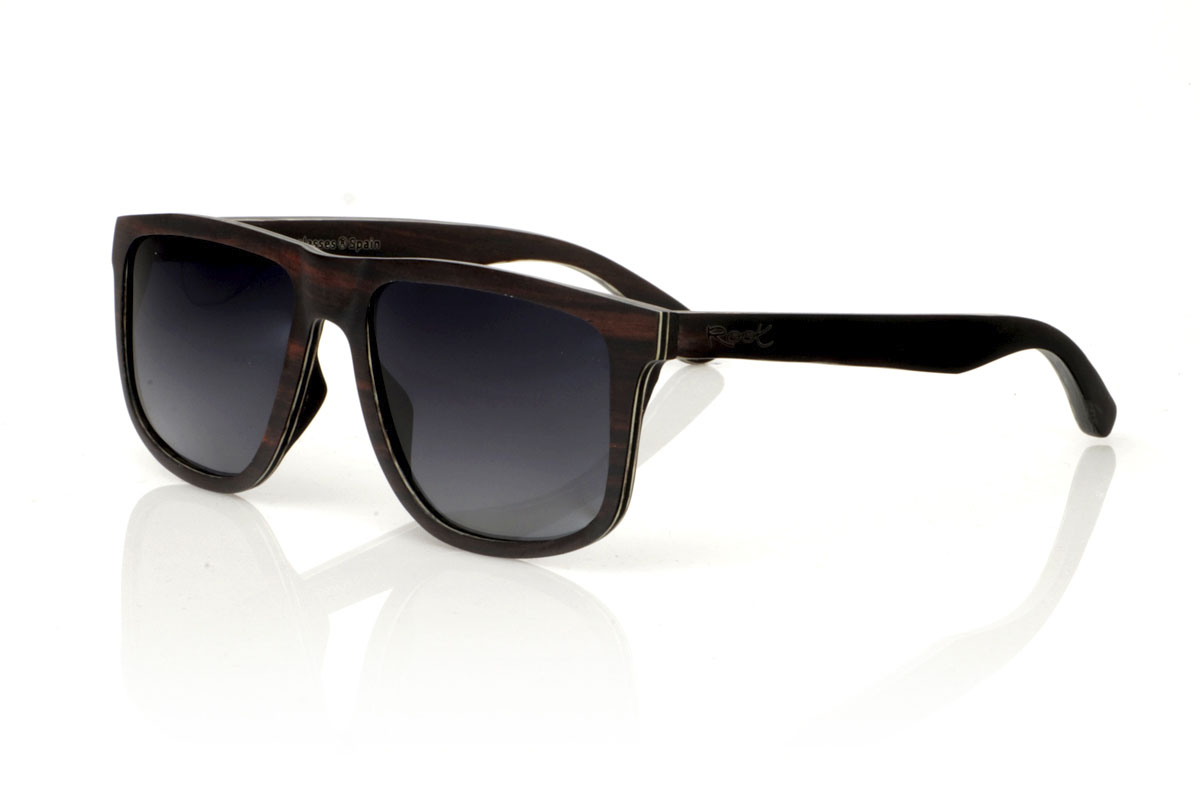 Wood eyewear of Ebony modelo RAMONE Wholesale & Retail | Root Sunglasses® 